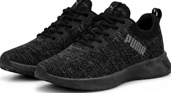 Puma Black and Grey Shoes
