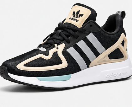 Adidas Black Beige Shoes - 023 - image 1
